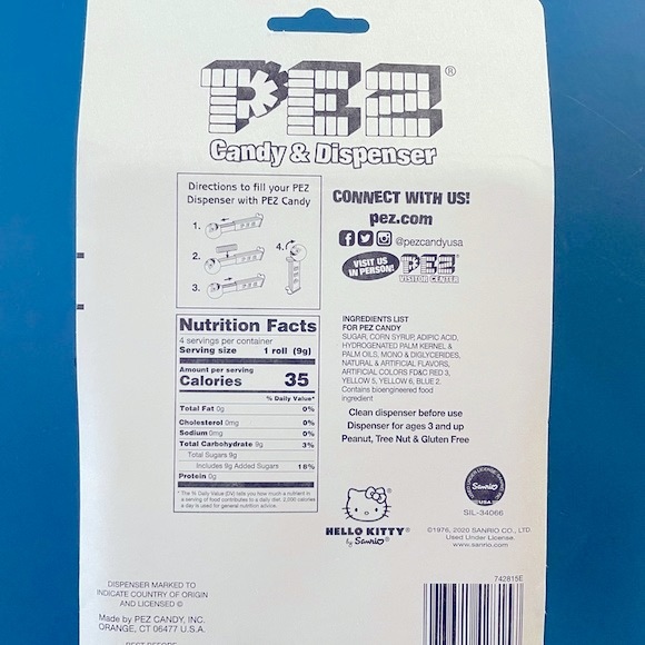 New Hello Kitty Pez Candy & 2 Dispensers - Picture 2 of 3